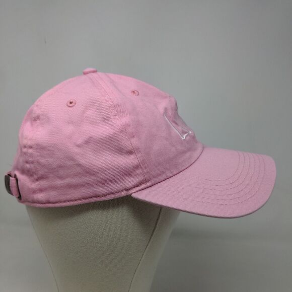 Unbranded Women's Slideback Hat Pink Adjustable Embroidered LOVE Logo - Picture 4 of 6